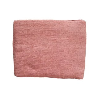 Falda mesa camilla rectangular chenilla crudo