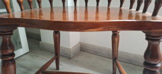 Silla de madera estilo Windsor