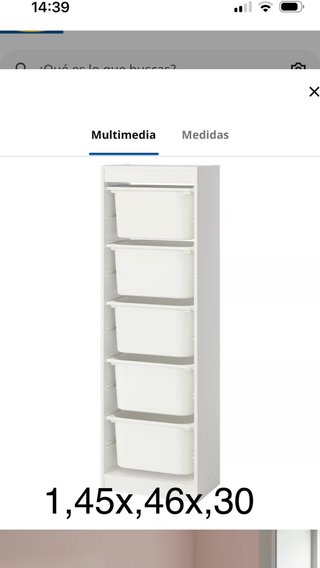 Mueble almacenaje Trofast Ikea