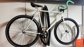 Bicicleta Fixie Blanca Leader