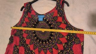 Vestido largo estampado verano