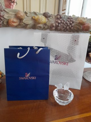 Swarovski Ciotola con uccellini cod.010029