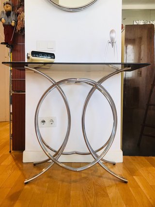 Conjunto recibidor mesa y espejo Space Age