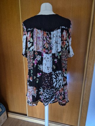 Vestido Patchwork Multicolor - M