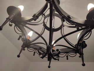 Lámpara de techo estilo rústico