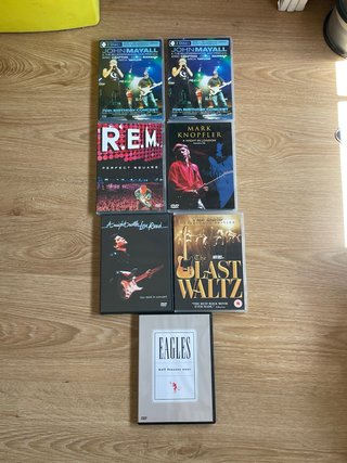 3 euros cada DVD John Mayall, R.E.M.,