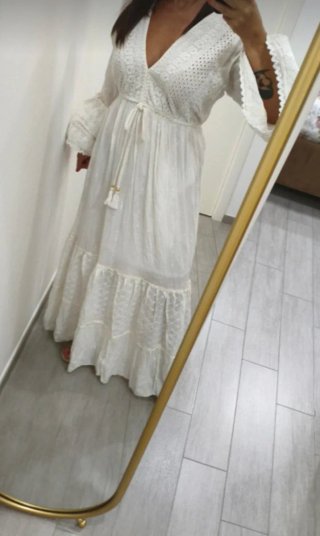 Abito lungo bianco