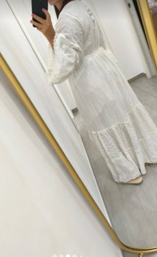Abito lungo bianco