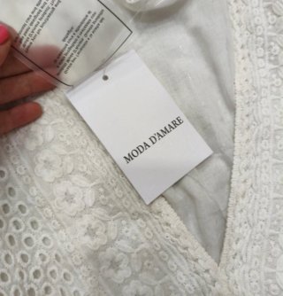 Abito lungo bianco