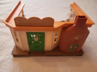 Panadería Sylvanian Families con familia conejo