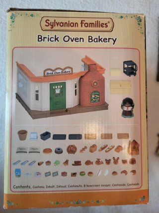 Panadería Sylvanian Families con familia conejo