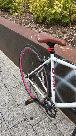 Bicicleta Urbana Fixie/Single Speed Blanca