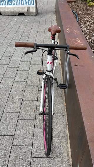 Bicicleta Urbana Fixie/Single Speed Blanca