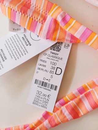 Sujetador Bikini Etam 100D Nuevo