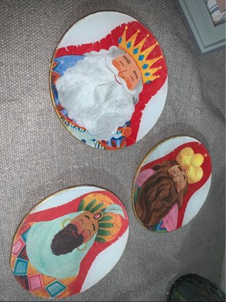 Platos decorativos Reyes Magos