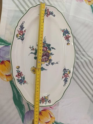 Fuente ovalada Villeroy & Boch floral