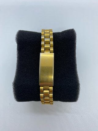 Reloj Geneve Calendar Quartz Chapado Oro