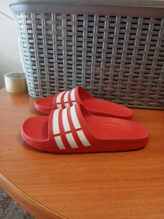 Chanclas Adidas Rojas Talla 36