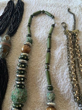 Lote 3 collares boho étnicos vintage | Bisutería a