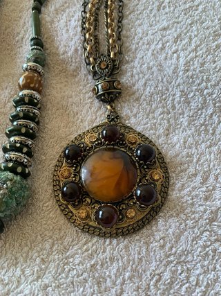 Lote 3 collares boho étnicos vintage | Bisutería a