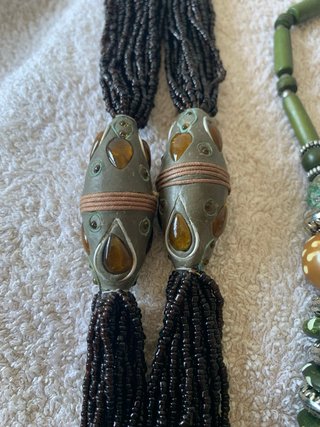 Lote 3 collares boho étnicos vintage | Bisutería a