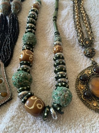 Lote 3 collares boho étnicos vintage | Bisutería a