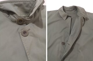 Boss Hugo Boss / Impermeable largo verde militar L