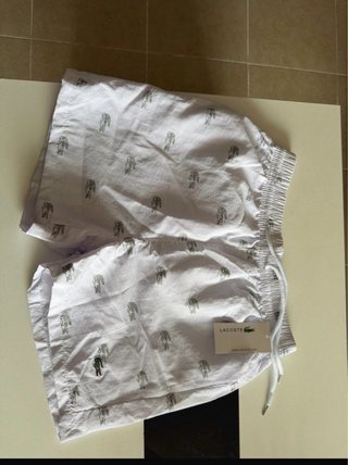 Bañador Lacoste Blanco Talla M