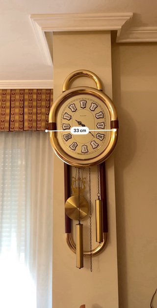 Reloj Junghans Quartz Vintage Péndulo