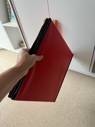 Caja organizadora roja plegable grande