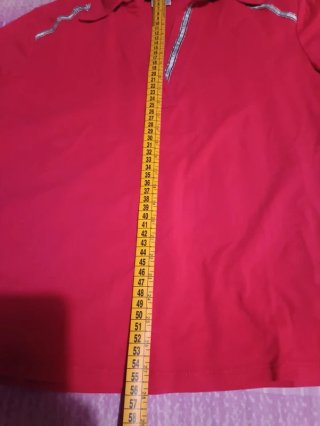 Polo Trussardi Jeans Rossa Dettagli Lurex