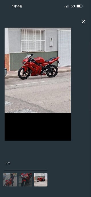 Yamaha TZR Roja Deportiva
