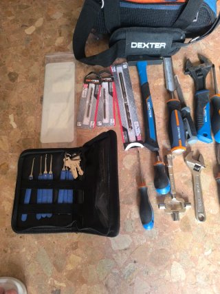 Kit herramientas cerrajero Dexter