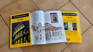 3 guías ROMA, PARÍS y LISBOA National Geographic