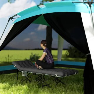 Cama plegable Outsunny con colchón