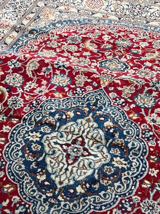 Tappeto Nain Seta e Lana 197x300