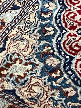 Tappeto Nain Seta e Lana 197x300