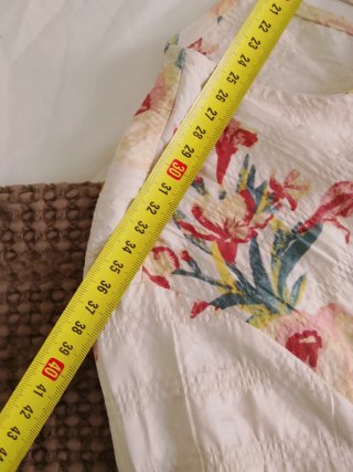 Vestido Zara floral volantes