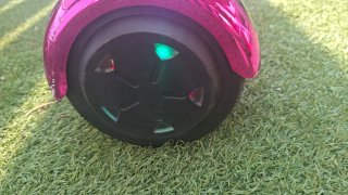 Hoverboard rosa brillante