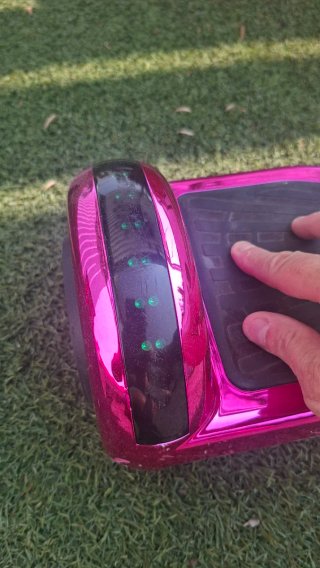 Hoverboard rosa brillante