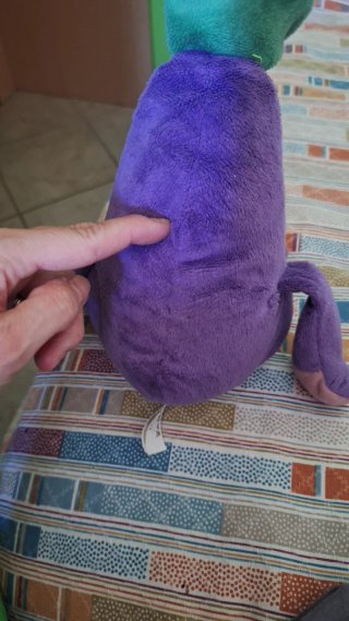 Peluche melanzana viola