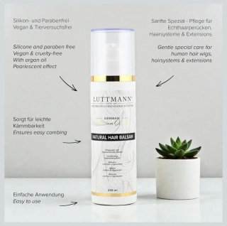 Luttmann Champú, Bálsamo y Dos Fases pelo natural