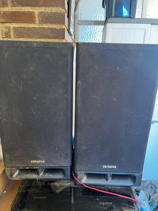 Equipo de música Aiwa con tocadiscos