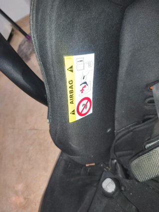 Silla de coche para bebé negra