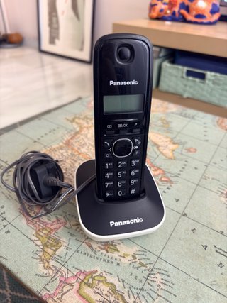Teléfono Inalámbrico Panasonic KX-TG1611SP Negro