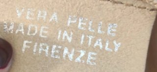 Borsa vera pelle bianco e nero