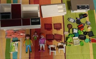 Playmobil Cocina Moderna + 3 Figuras