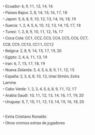 Cromos Mundial 2026