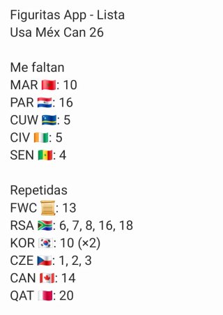 Cromos Mundial 2026