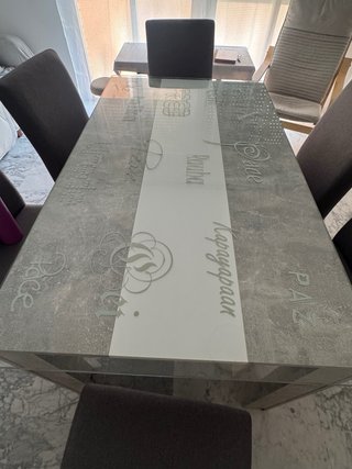 Cristal para mesa 140x80cm